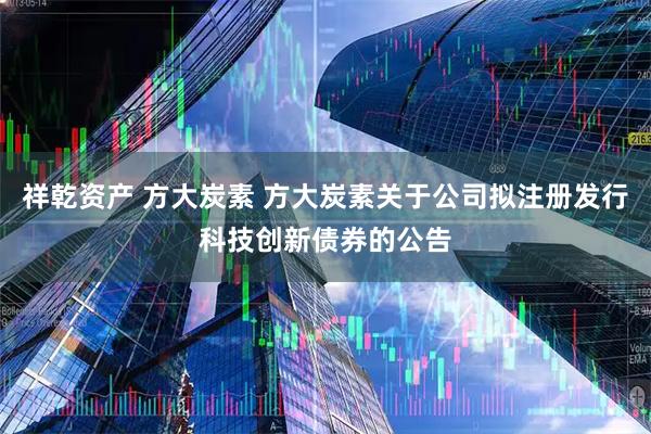 祥乾资产 方大炭素 方大炭素关于公司拟注册发行科技创新债券的公告